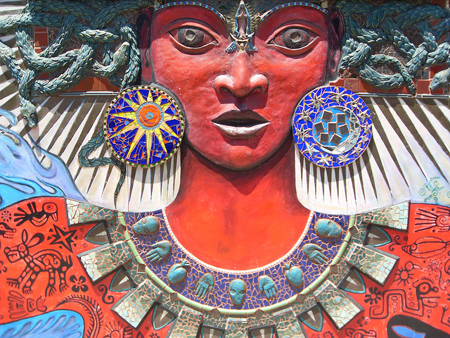 Itzpapalotl Goddess Mural