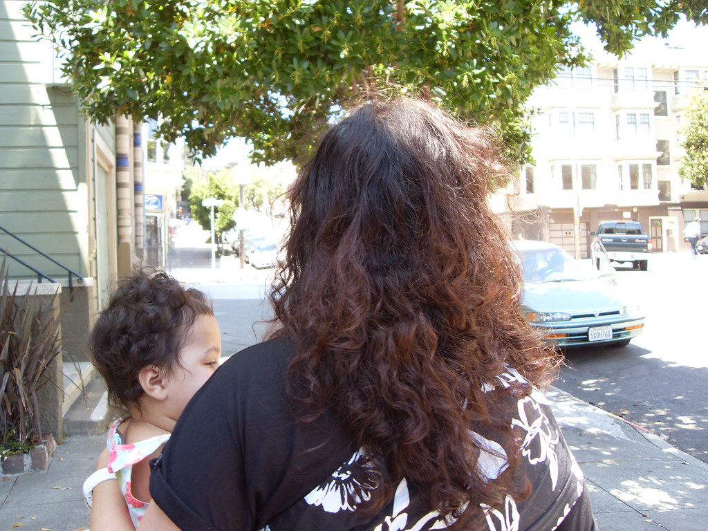 Mother with baby in San Francisco