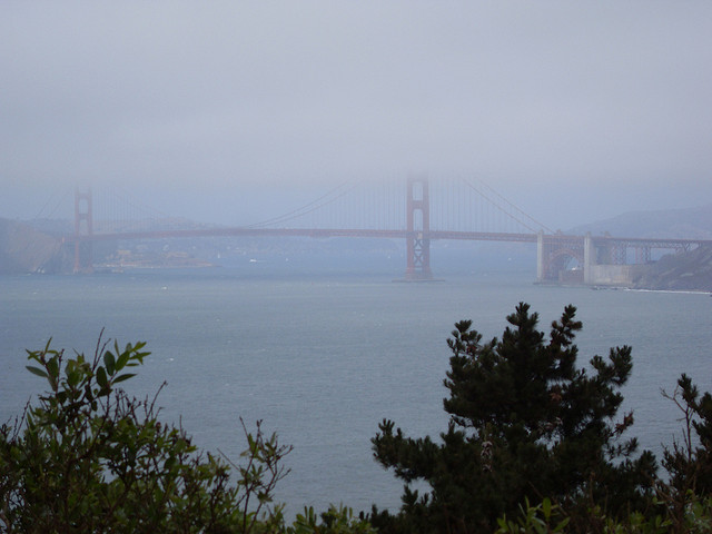 Golden Gate Bridge in the Fog (Sundays In My City)