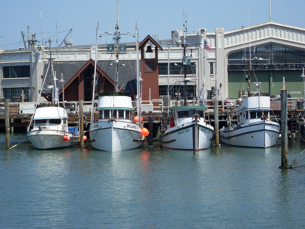 Boats at San Francisco Wharf