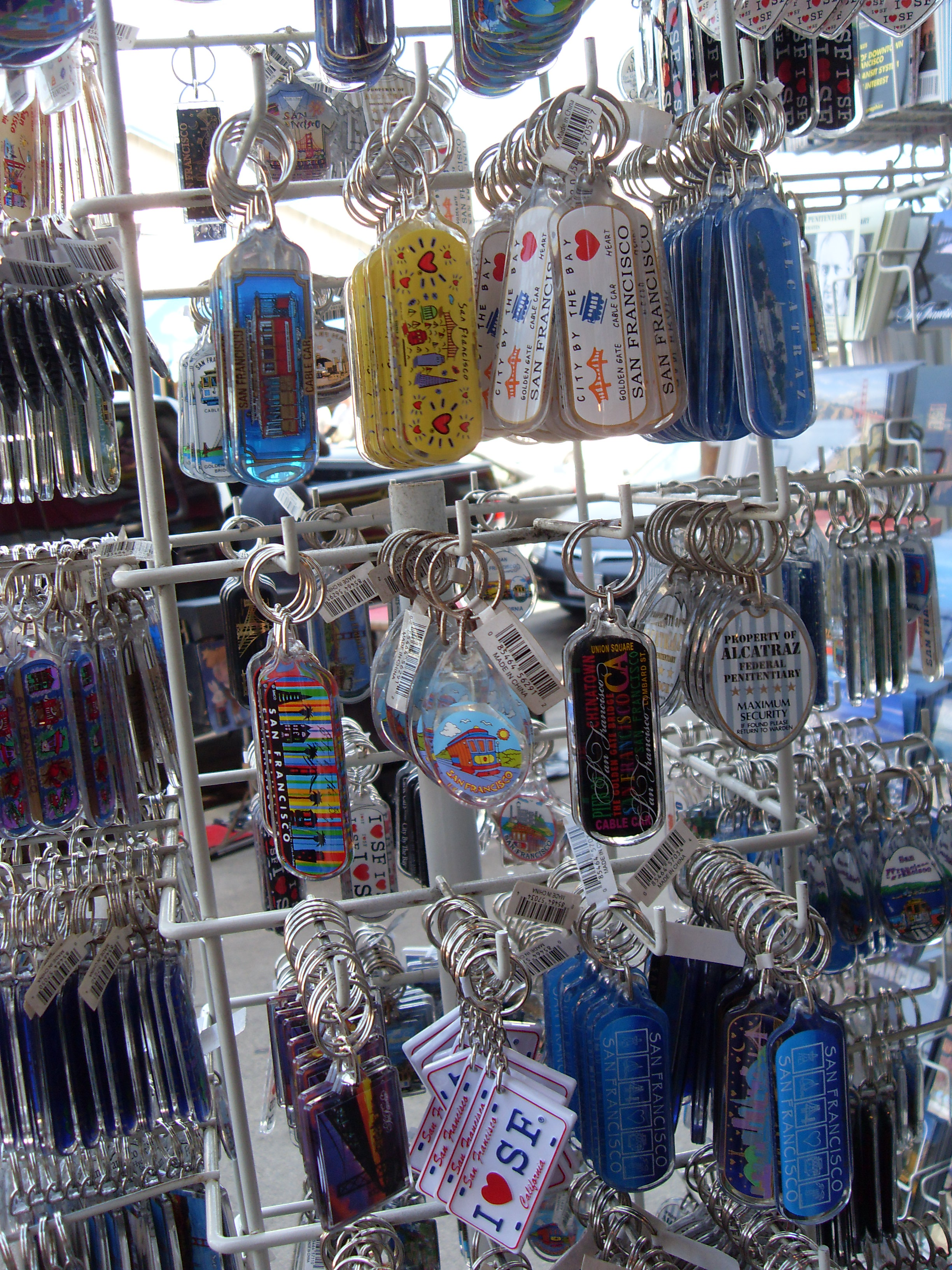 San Francisco Keychains