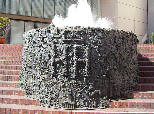 Ruth Asawa Hyatt at Union Square Fountain