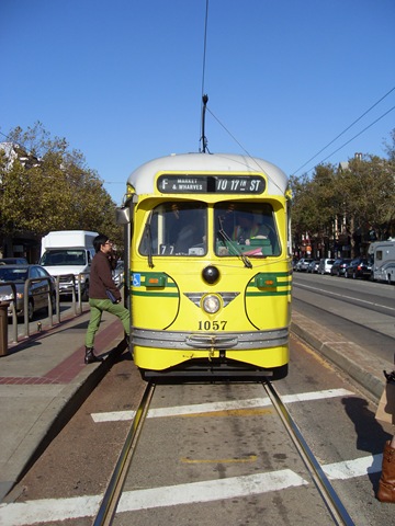 F train in San Francisco
