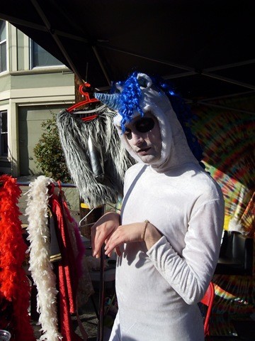 Human Unicorn at Pride in San Francisco