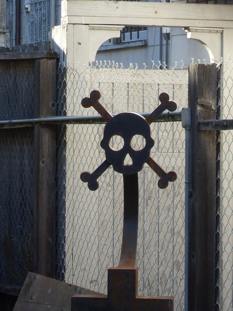 Metal Skull and Crossbones Metal Skull and Crossbones