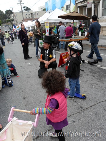 Little girl at farmers market