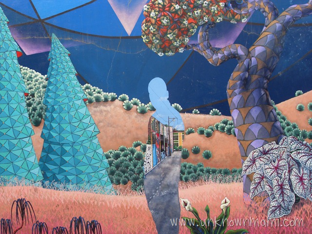 Mural in Clarion Alley with Clarion Alley in mural