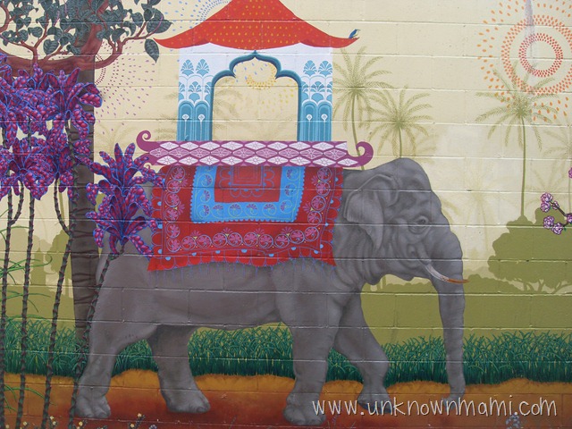 elephant mural in Clarion Alley
