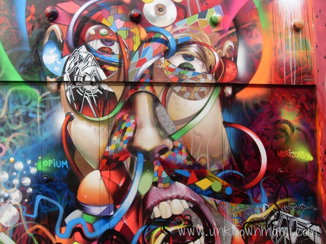 "Opium" mural from Clarion Alley