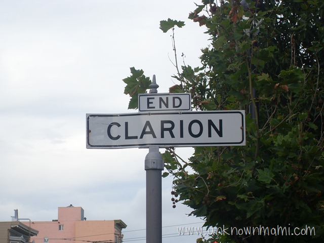 Clarion Alley sign