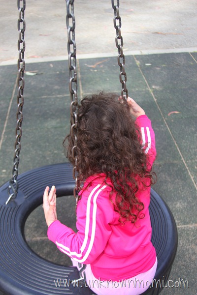 Put Pie on tire swing