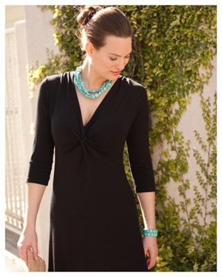 Fresh-Produce-Black-Twist-Front-Dress