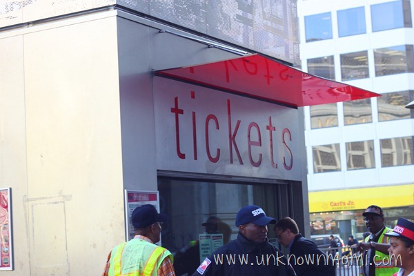 Tickets booth