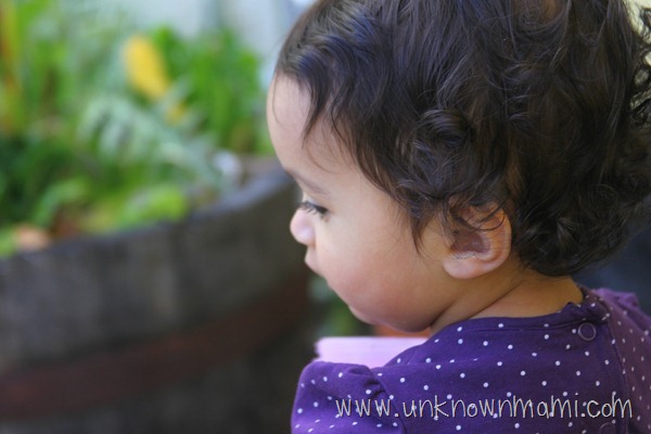 Baby in profile
