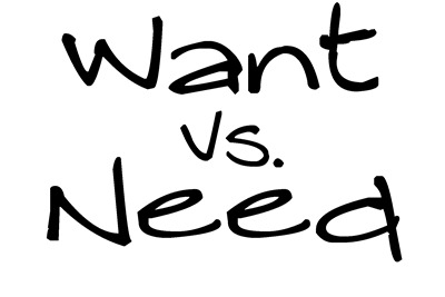 Want-vs-need
