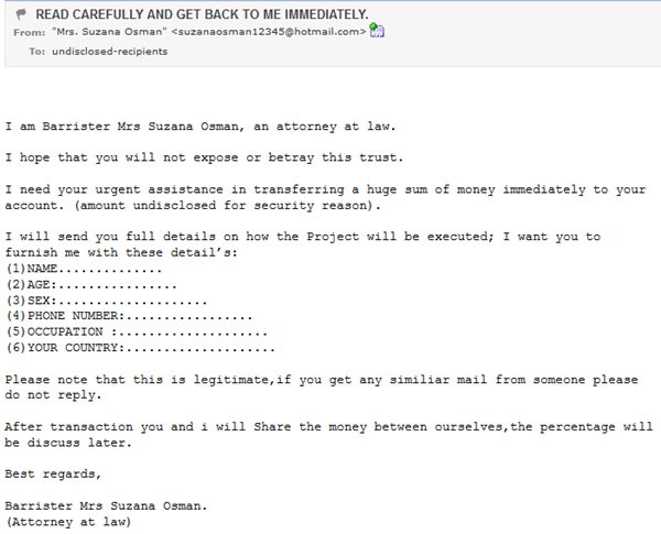 Email Scam