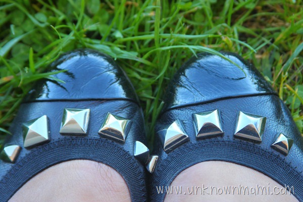 Feet on grass