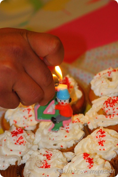 Candle for 4 year old