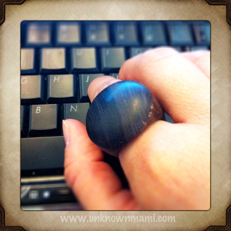 Big chunky wooden ring