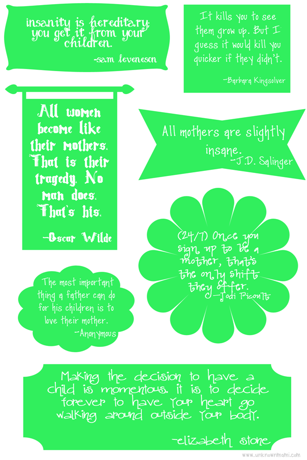 Quotes about motherhood