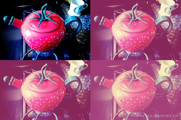 Strawberry teakettle