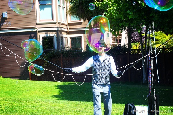 The San Francisco Bubble Man