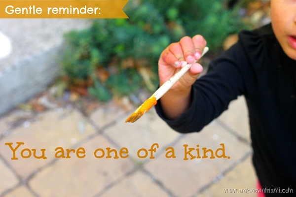 You are one of a kind image