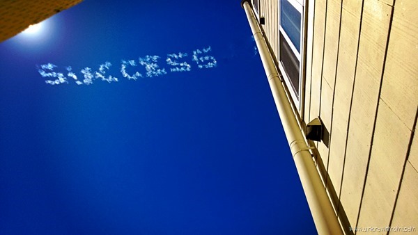 Success is written in the sky