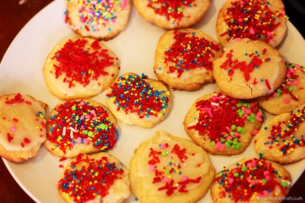 Cookies with sprinkles