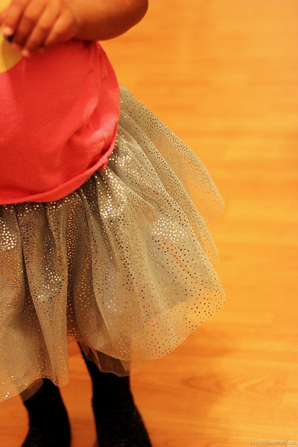 Sparkly silver tutu