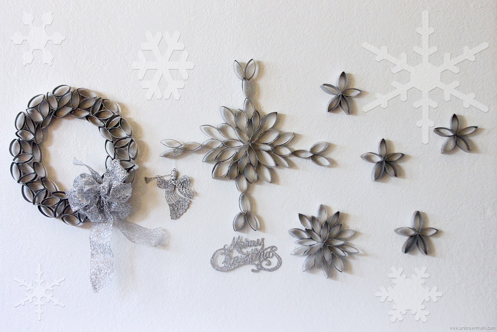 DIY Snowflakes Out Of Toilet Paper Rolls By Claudya