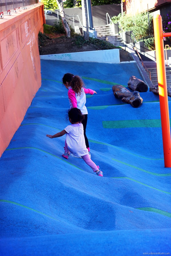 Playing at Duboce Park