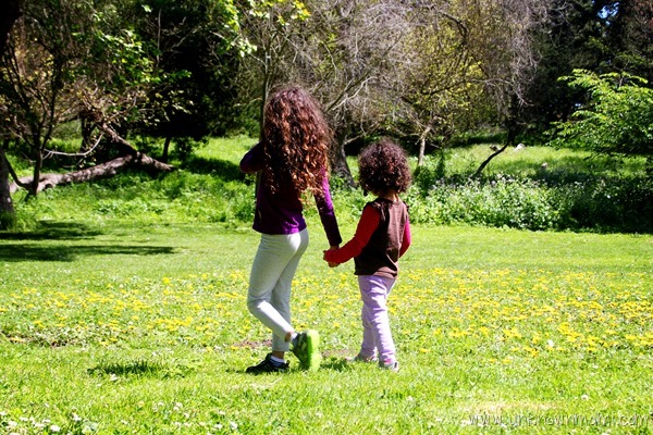 Holding hands in Golden Gate Park