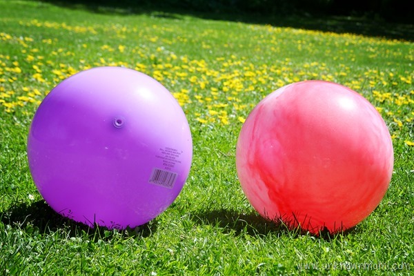 Two big rubber balls