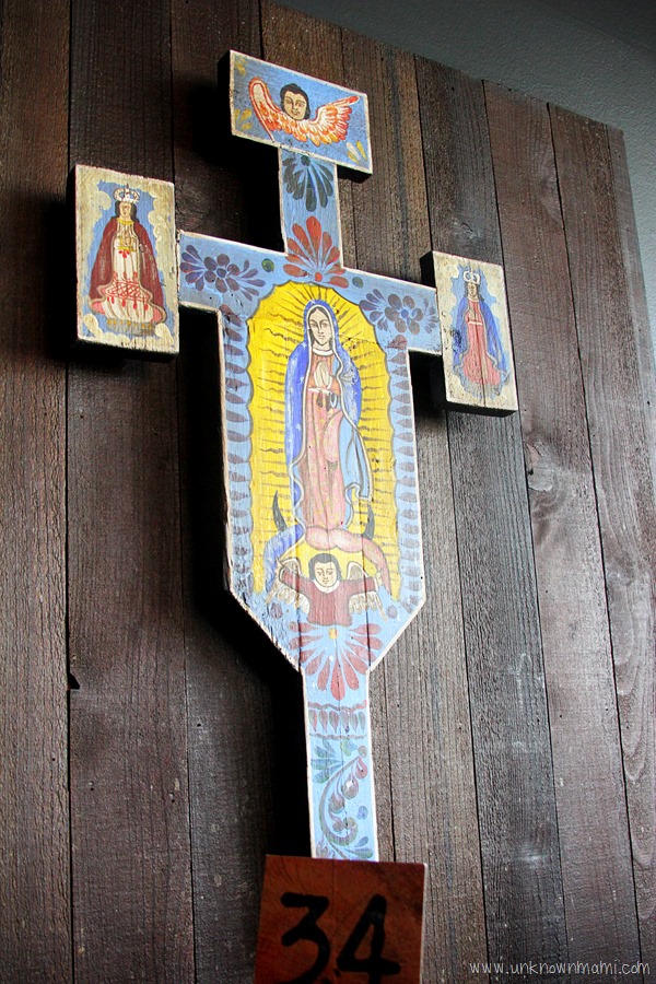 Virgen art at Green Chile Kitchen
