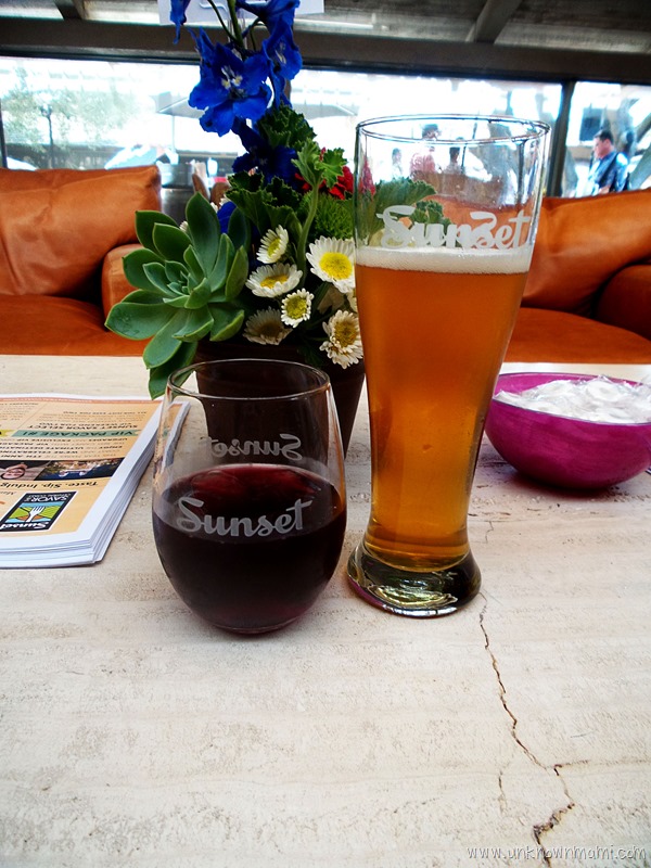 Sangria and beer