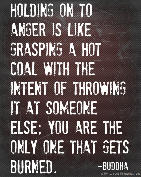 Buddha quote about anger