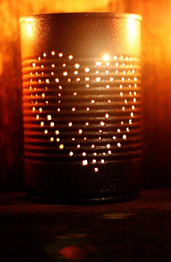 DIY Tin Can Lantern