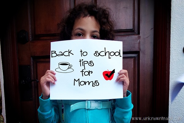 Back to school tips for moms