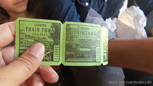 Tickets to Sonoma Train Town