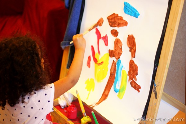 Artist at work