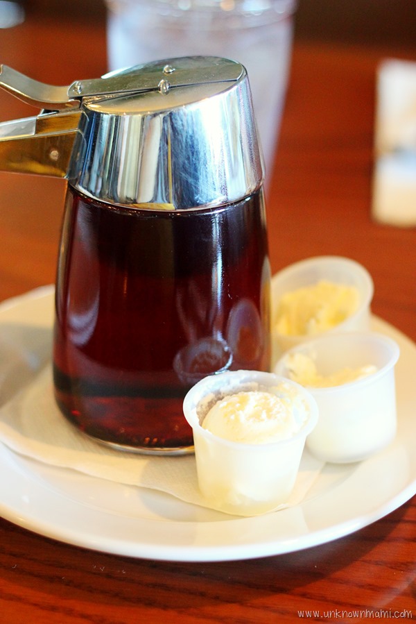 syrup and butter
