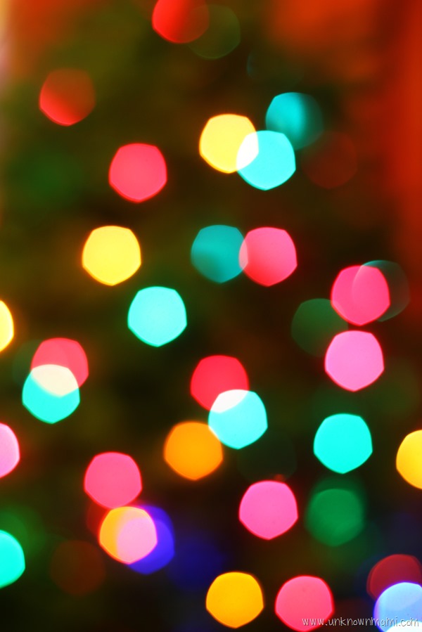 Christmas bokeh