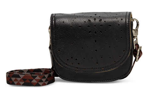 Black Patterned Perf Jetset Hip Pack TOMS