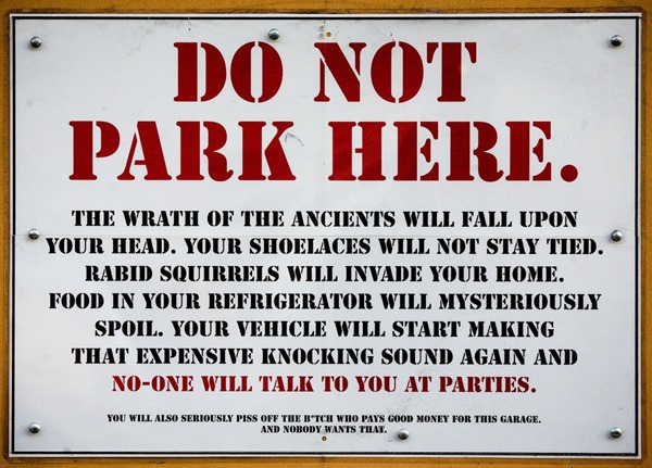 No Parking Sign in San Francisco