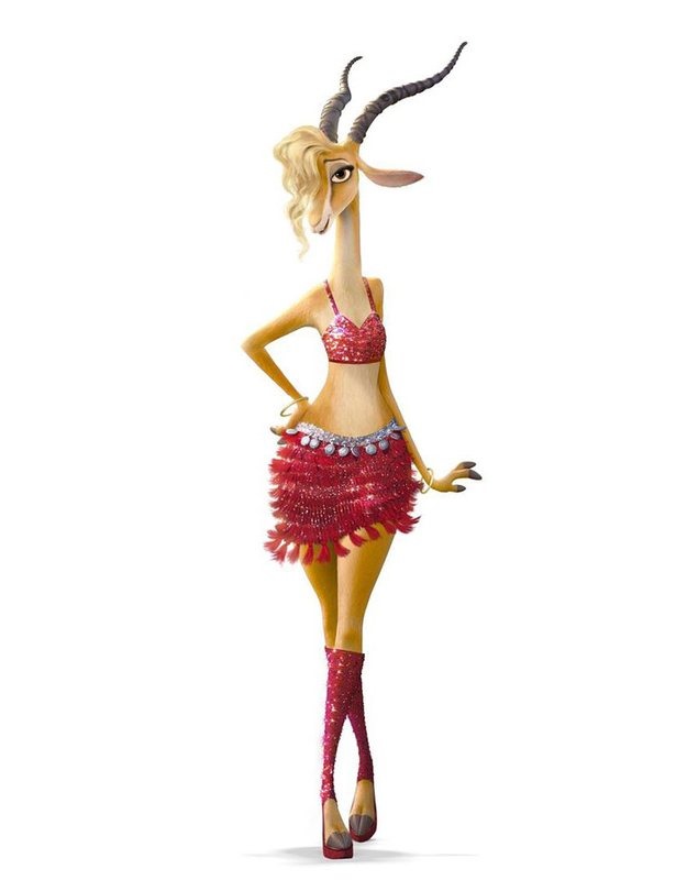 Shakira as Gazelle in Zootopia