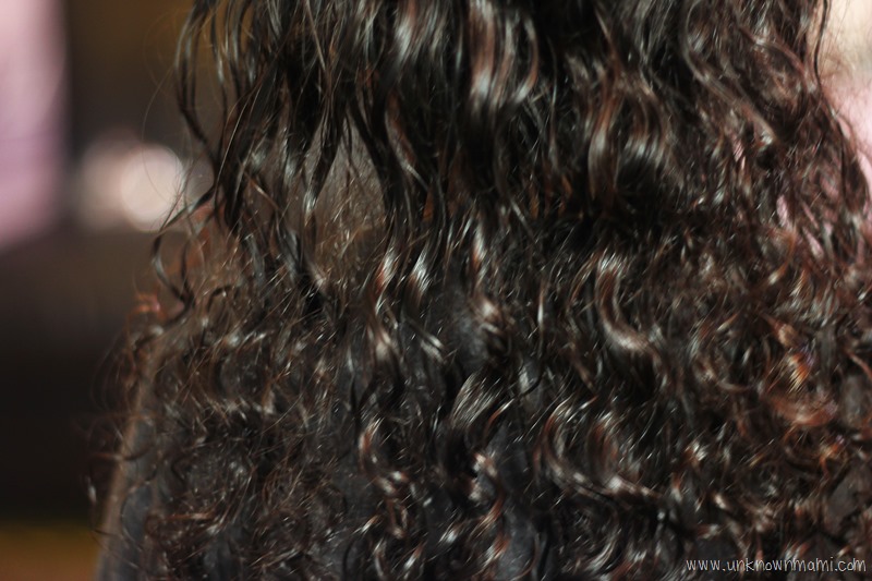 getting tangles out of curly hair