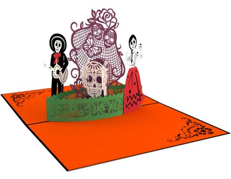 Day-of-the-Dead-pop-up-card Day of the Dead pop up card