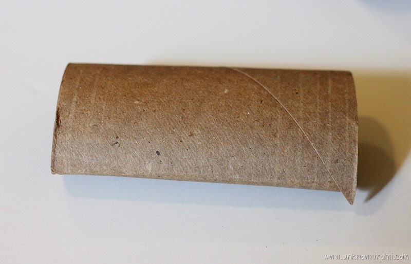 Empty toilet paper roll craft