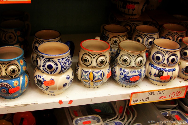 Owl mugs in Chinatown